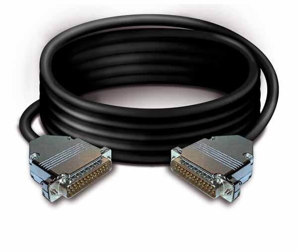Adapter Multi Digitaal Sub D25-Sub D25 Male. Tasker kabel TSK808